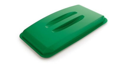 Tető, 60 l-es szemeteshez, műanyag, DURABLE "Durabin®", zöld