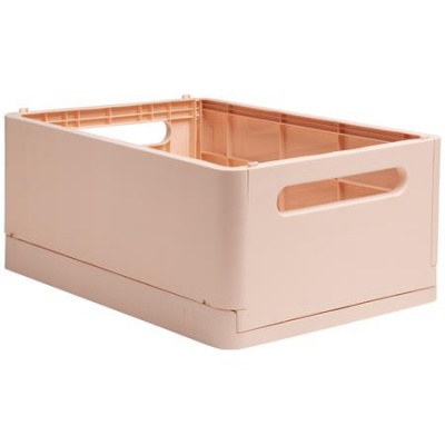 Tárolódoboz, A4+, összecsukható, EXACOMPTA "Skandi", nude