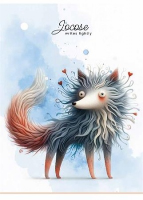 Füzet, tűzött, A5, vonalas, 48 lap, SHKOLYARYK "Writes lightly", vegyes