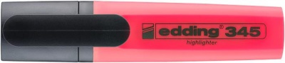 Szövegkiemelő, 2-5 mm, EDDING "345", piros