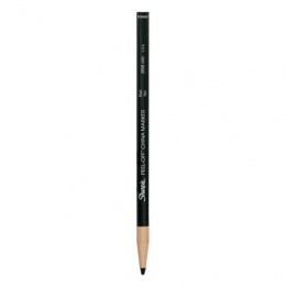 Jelölőceruza, 2,0 mm, SHARPIE "Peel-Off China marker", fekete