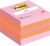 Öntapadó jegyzettömb, 51x51 mm, 400 lap, 3M POSTIT, pink